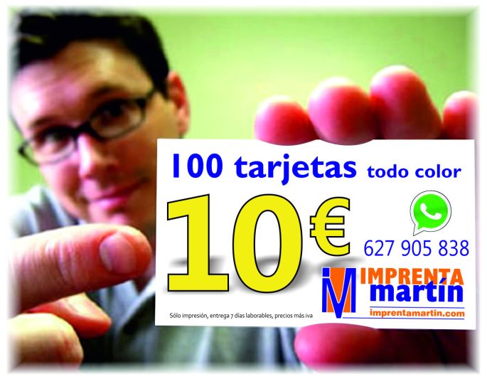 publicidad tarjetas 10€
